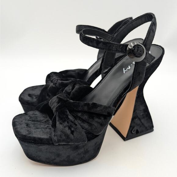 Circus NY by Sam Edelman Audrea Platform Sandal Women's Black Size US8M EU38.5 - Picture 1 of 13